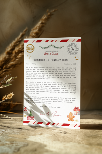 Personalized Letter from Santa Claus